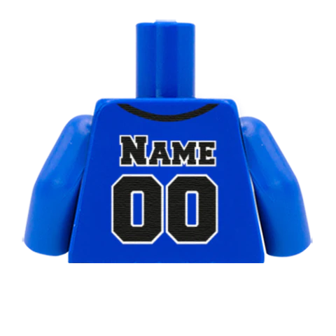 Miami Marlins (National League) - Custom Design Minifigure Torso - Image 7