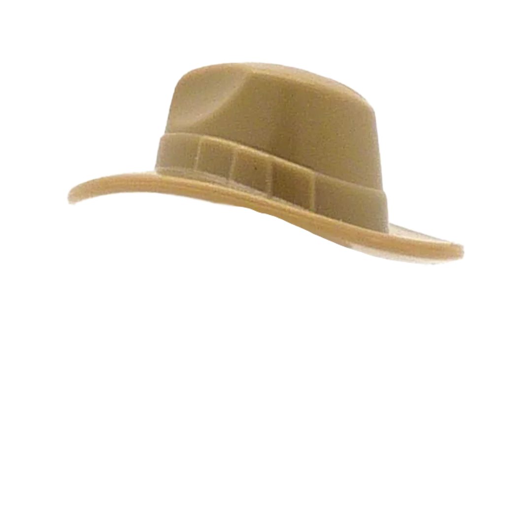 LEGO Trilby (Dark Tan) - LEGO Headwear - Image 3