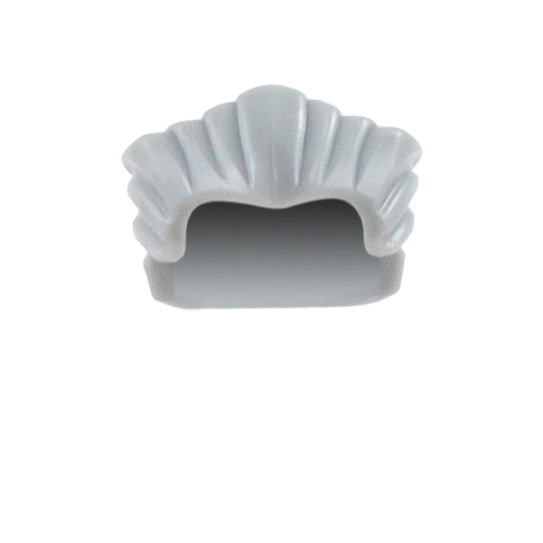 Light Grey High Widow's Peak - LEGO Minifigure Hair