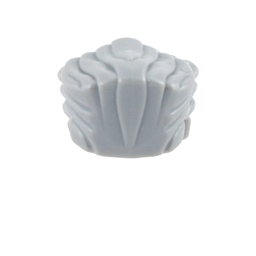 Light Grey High Widow's Peak - LEGO Minifigure Hair - Image 2