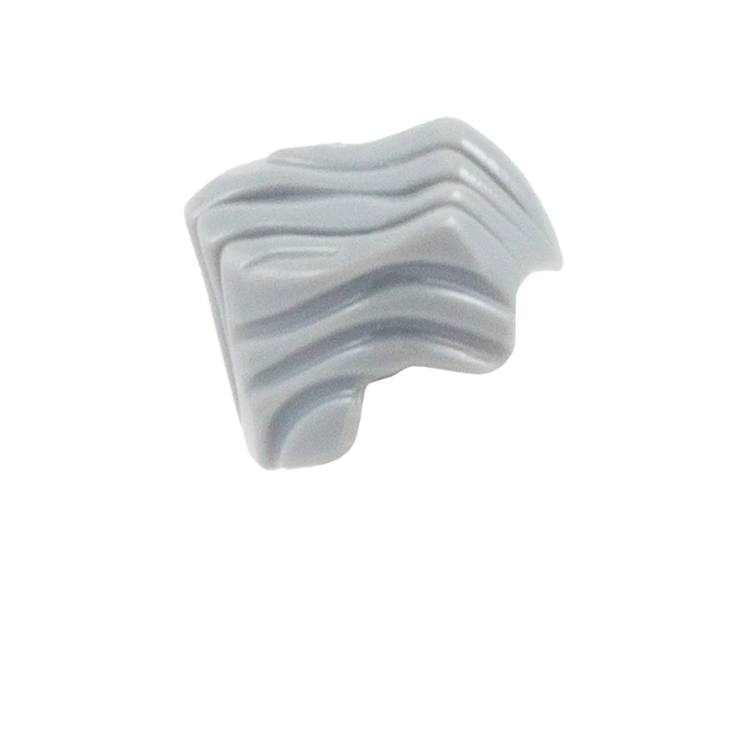 Light Grey High Widow's Peak - LEGO Minifigure Hair - Image 3