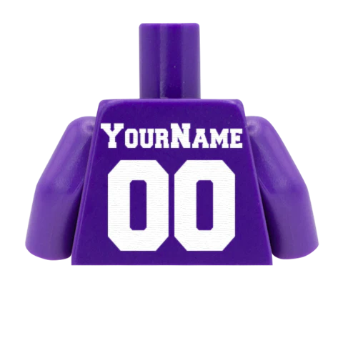 Minnesota Vikings (NFC) - Custom Design Minifigure Torso - Image 7