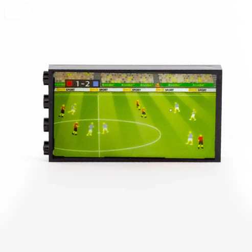 Modern TV (choice of screen) - Custom Design Screen and Re-purposed LEGO Door Frame - Image 4