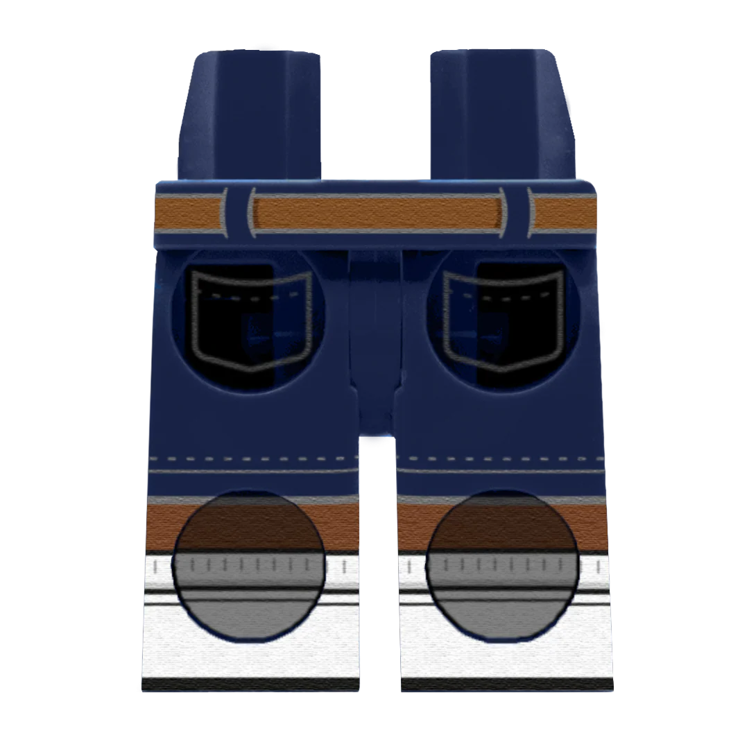 Navy Chino Shorts With White Trainers – Custom Printed Legs - Image 10