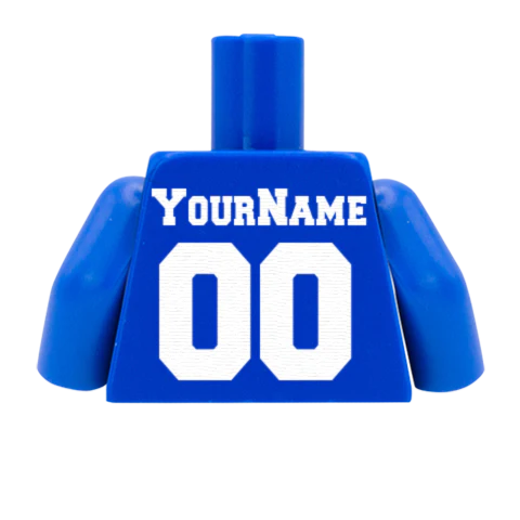 New York Giants (NFC) - Custom Design Minifigure Torso - Image 7