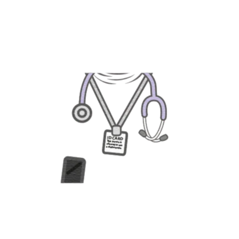 Nurse's Top - Custom Design Minifigure Torso - Image 32