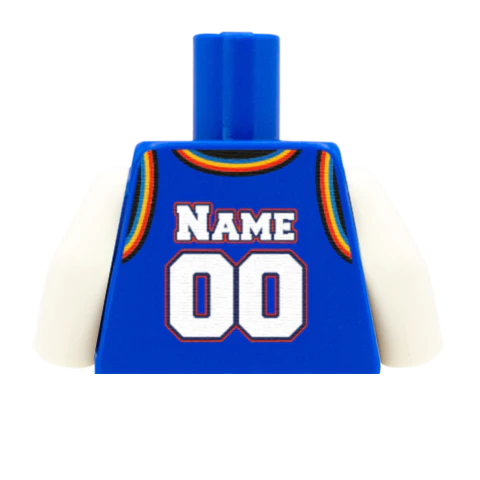 Oklahoma City Thunder (West Conference) - Custom Design Minifigure Torso - Image 7