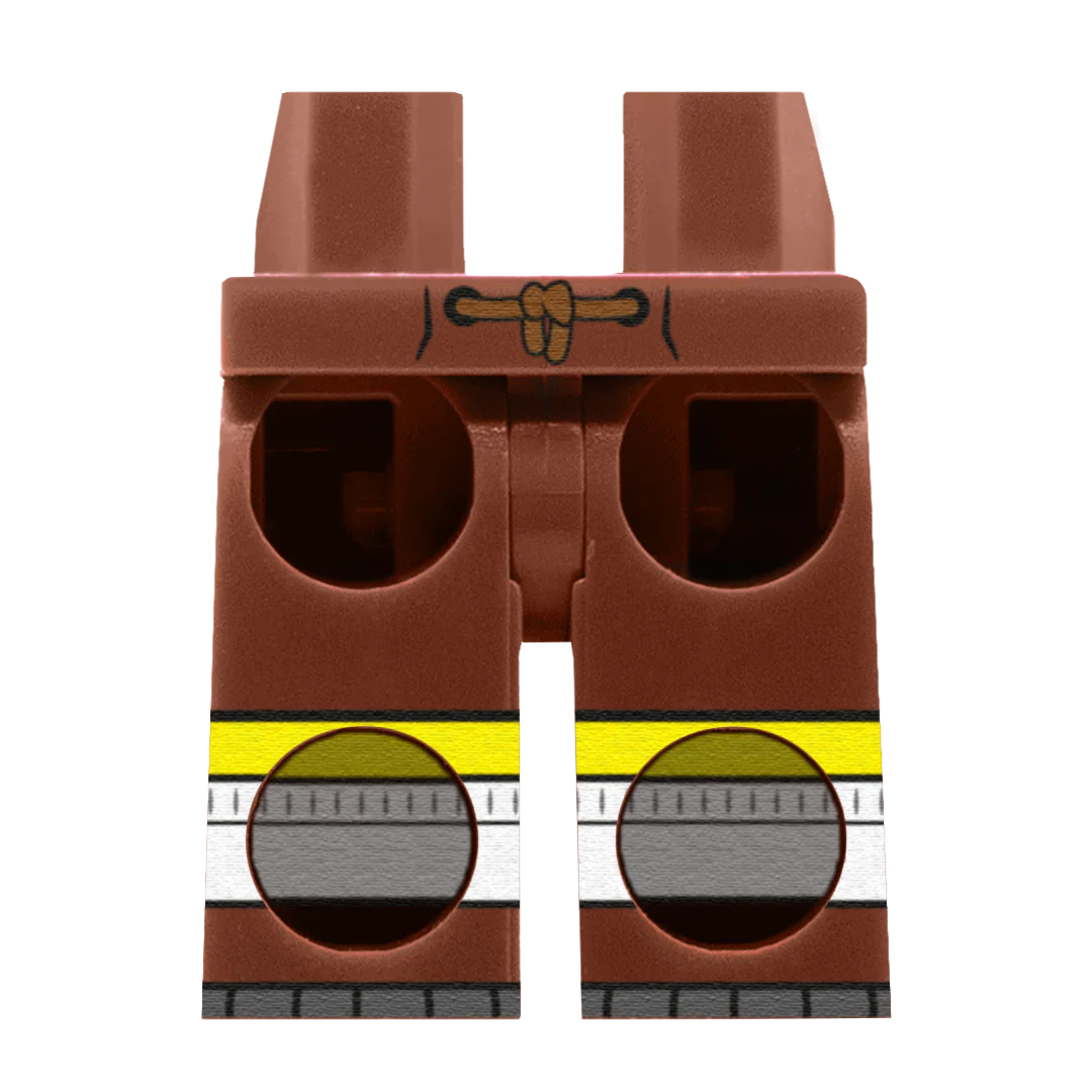 Oktoberfest Trousers (Various Skin Tones) - Custom Printed Minifigure Legs - Image 2