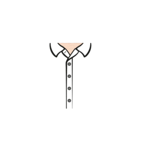 Open Collar Shirt - Custom Design Minifigure Torso - Image 33