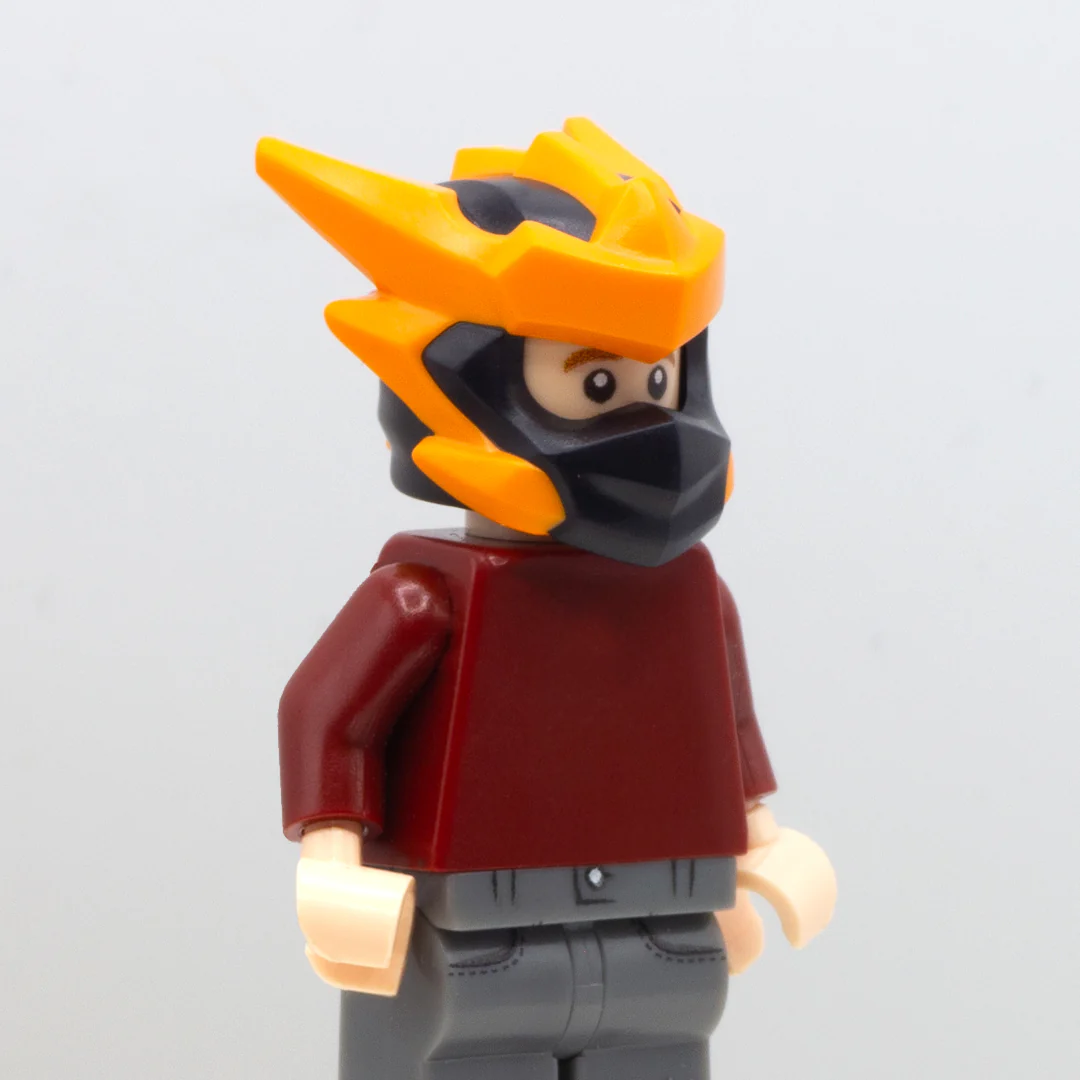 Orange Headgear (Cole in Dragon Form) - LEGO Ninjago Headgear - Image 4