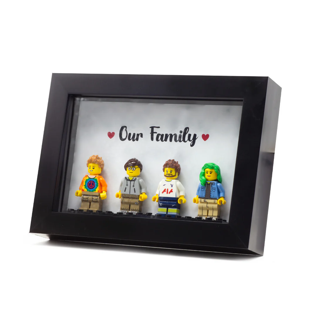 'Our Family' Group Frame - Custom Minifigure Display - Image 3