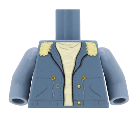Parka Jacket - Custom Design Minifigure Torso - Image 2
