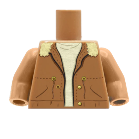 Parka Jacket - Custom Design Minifigure Torso - Image 6