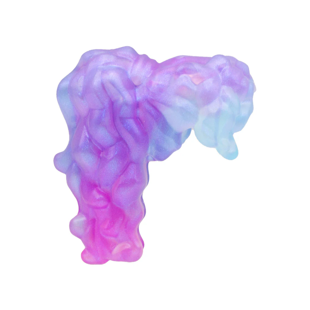 Pearlescent Thick Ponytail - LEGO Minifigure Hair - Image 3