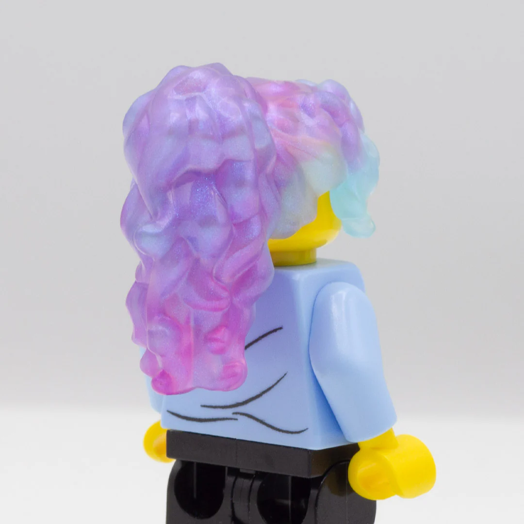 Pearlescent Thick Ponytail - LEGO Minifigure Hair - Image 4