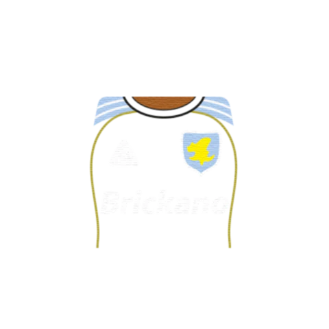 Personalised Aston Villa Shirt - Custom Design Minifigure Torso - Image 6