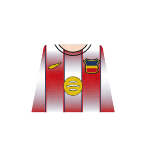 Personalised Barcelona Shirt - Custom Design Minifigure Torso - Image 4