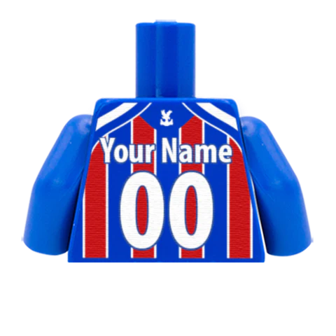 Personalised Crystal Palace Shirt - Custom Design Minifigure Torso - Image 8