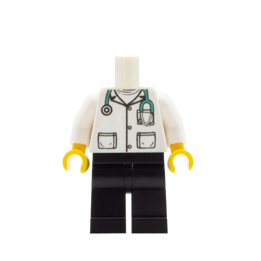 Personalised Doctor Minifigure (No Hair) - Custom Design Minifigure - Image 4