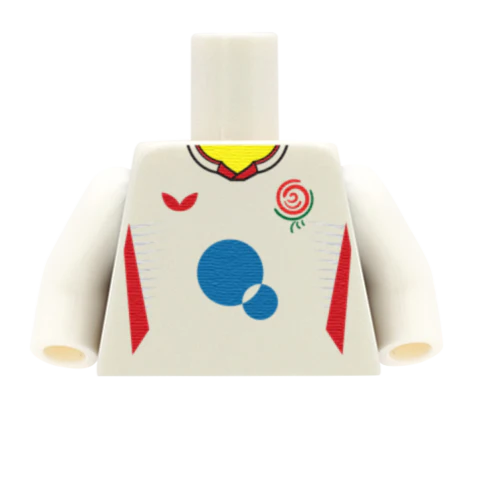Personalised England Rugby Shirt - Custom Design Minifigure Torso