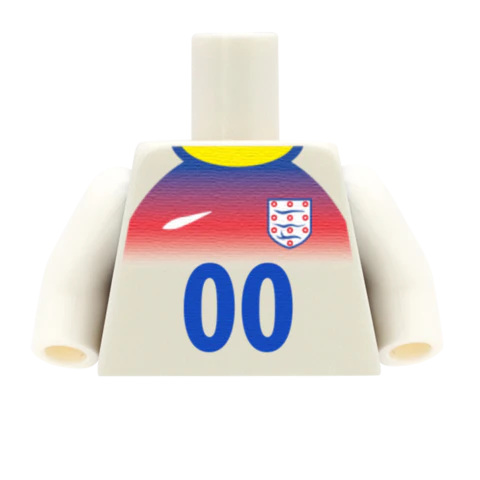 Personalised England Women's Shirt - Custom Design Minifigure Torso