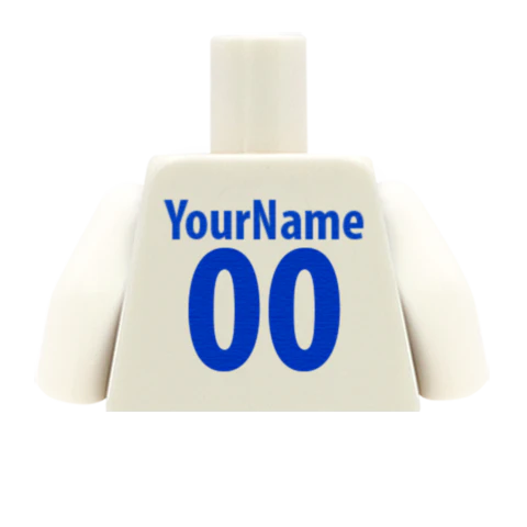 Personalised England Women's Shirt - Custom Design Minifigure Torso - Image 8