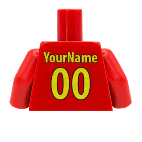 Personalised Spain Women's Shirt - Custom Design Minifigure Torso - Image 8