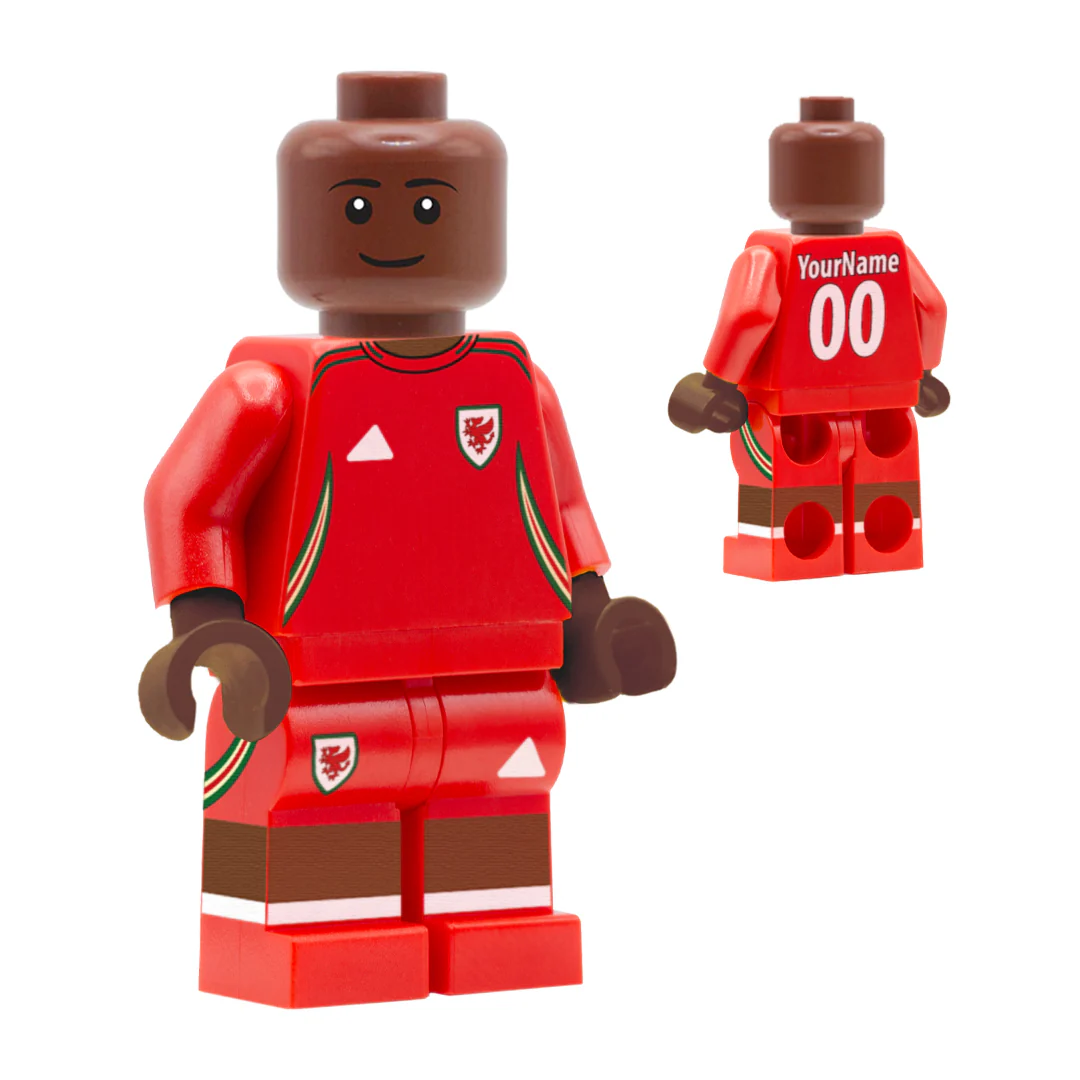 Personalised Wales Women's Kit - Custom Design Minifigure - Image 10