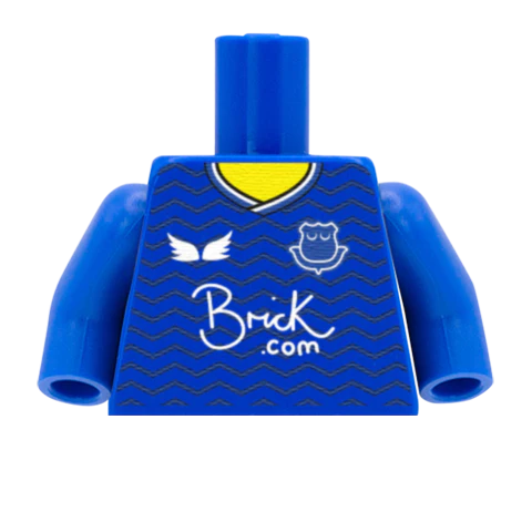 Personalised Everton Shirt - Custom Design Minifigure Torso