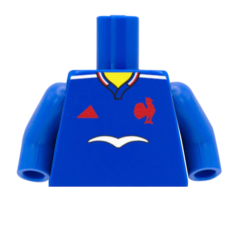 Personalised France Rugby Shirt - Custom Design Minifigure Torso