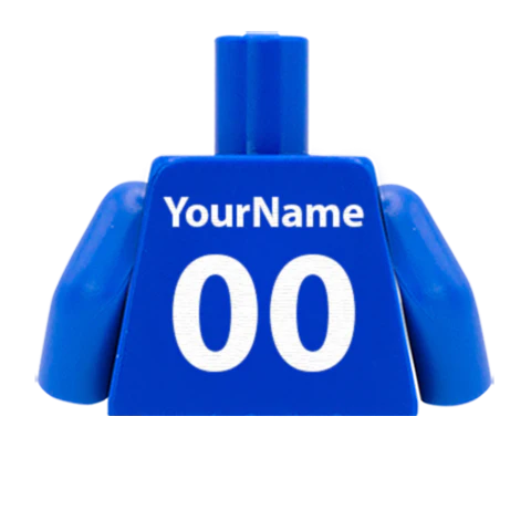 Personalised France Rugby Shirt - Custom Design Minifigure Torso - Image 7