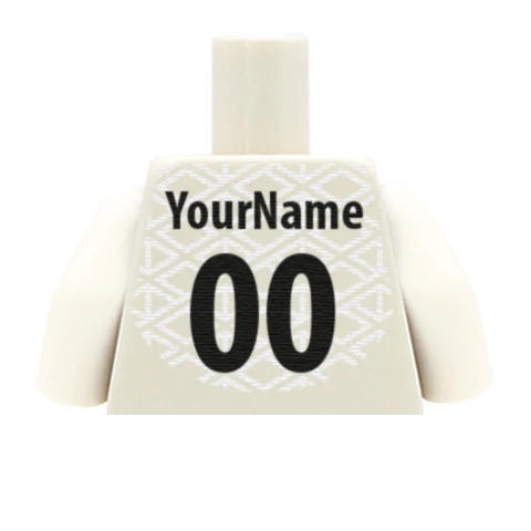 Personalised Germany Football Shirt - Custom Design Minifigure Torso - Image 8