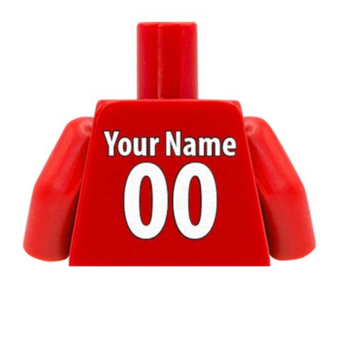 Personalised Liverpool Shirt - Custom Design Minifigure Torso - Image 8