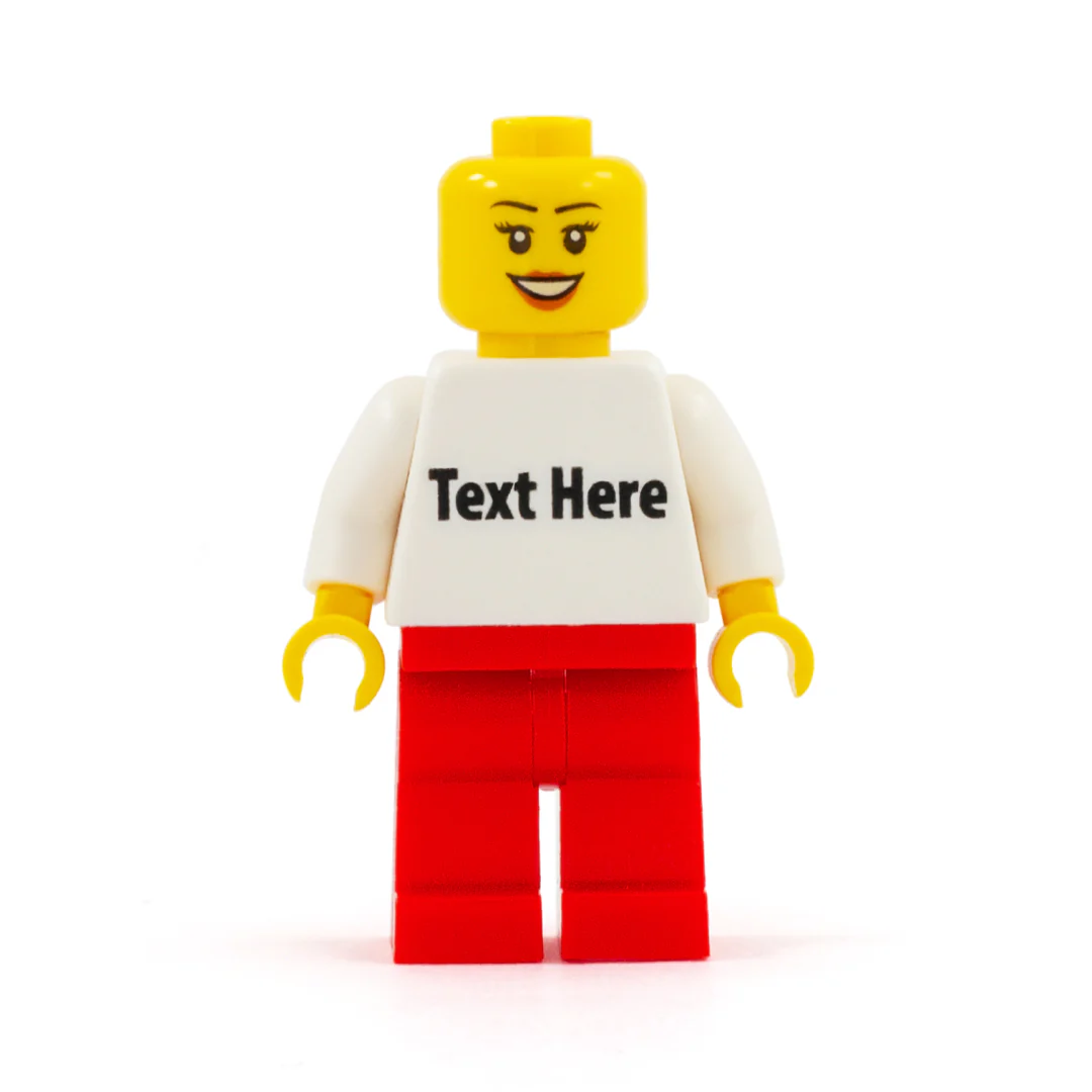 Simple Personalised Minifigure (No Hair) - Custom Design Minifigure - Image 3