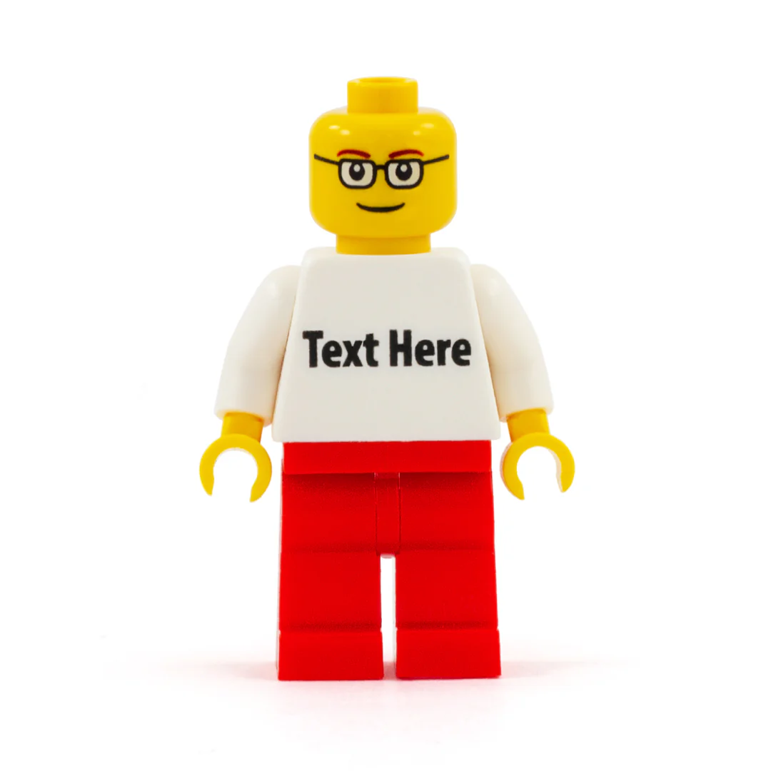 Simple Personalised Minifigure (No Hair) - Custom Design Minifigure - Image 4