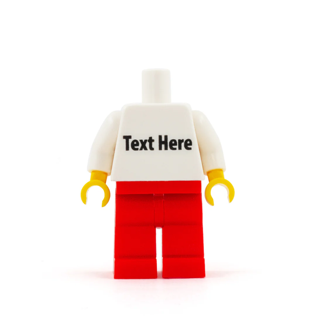 Simple Personalised Minifigure (No Hair) - Custom Design Minifigure - Image 6