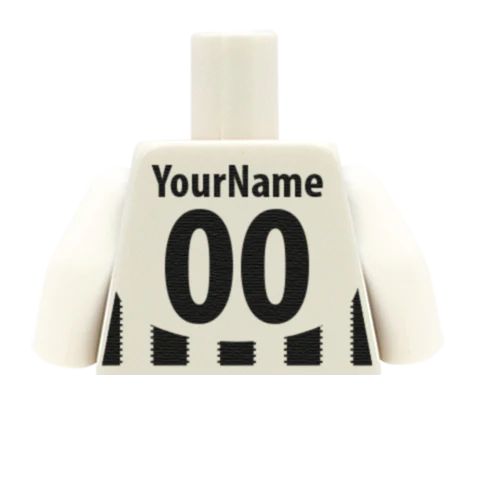 Personalised Newcastle Shirt - Custom Design Minifigure Torso - Image 8