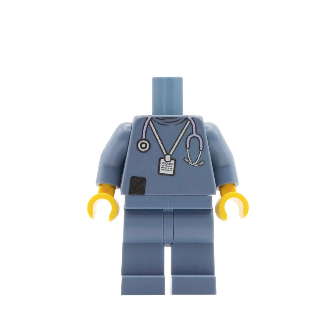 Personalised Nurse Minifigure (No Hair) - Custom Design Minifigure - Image 14