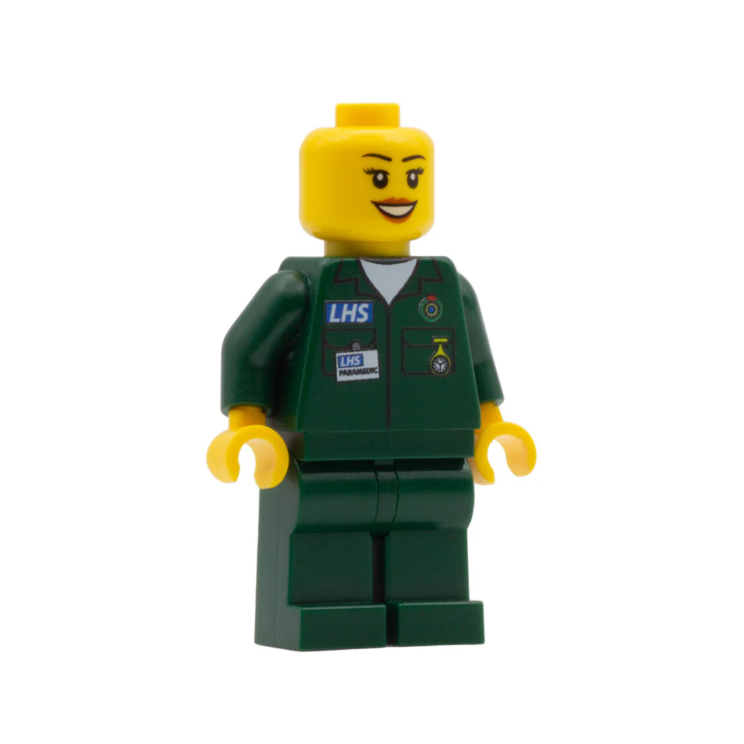 Personalised Paramedic Minifigure (No Hair) - Custom Design Minifigure - Image 5
