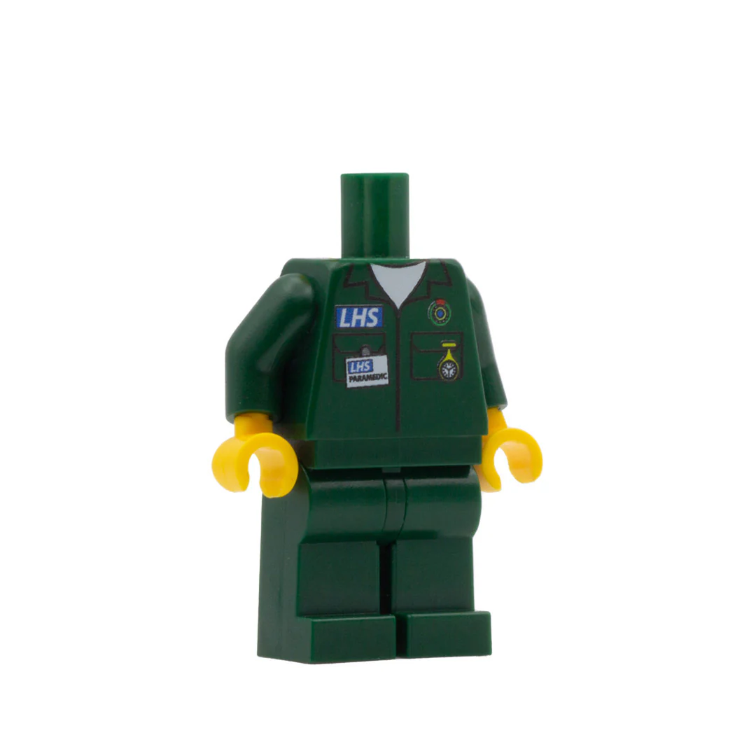 Personalised Paramedic Minifigure (No Hair) - Custom Design Minifigure - Image 9