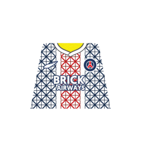 Personalised PSG Shirt - Custom Design Minifigure Torso - Image 3