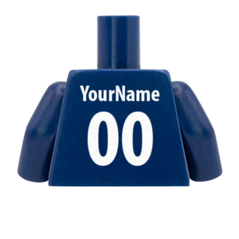 Personalised PSG Shirt - Custom Design Minifigure Torso - Image 8