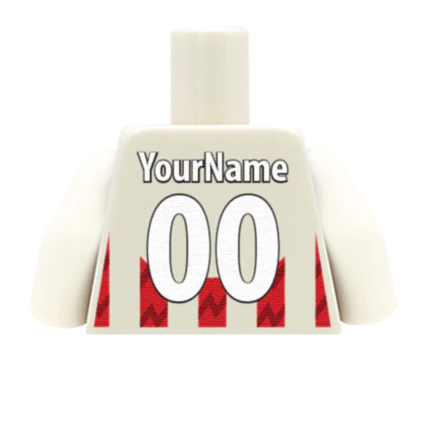 Personalised PSV Eindhoven Shirt - Custom Design Minifigure Torso - Image 8