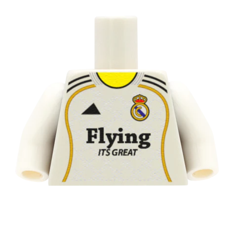 Personalised Real Madrid Shirt - Custom Design Minifigure Torso