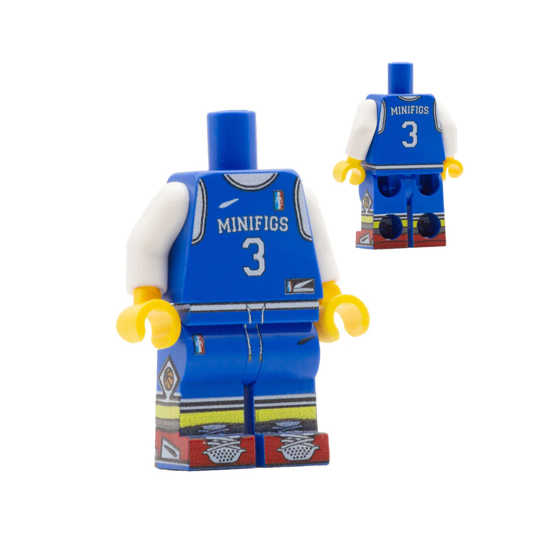 Personalised Basketball Kit (Various Colours) - Custom Design Minifigure - Image 4