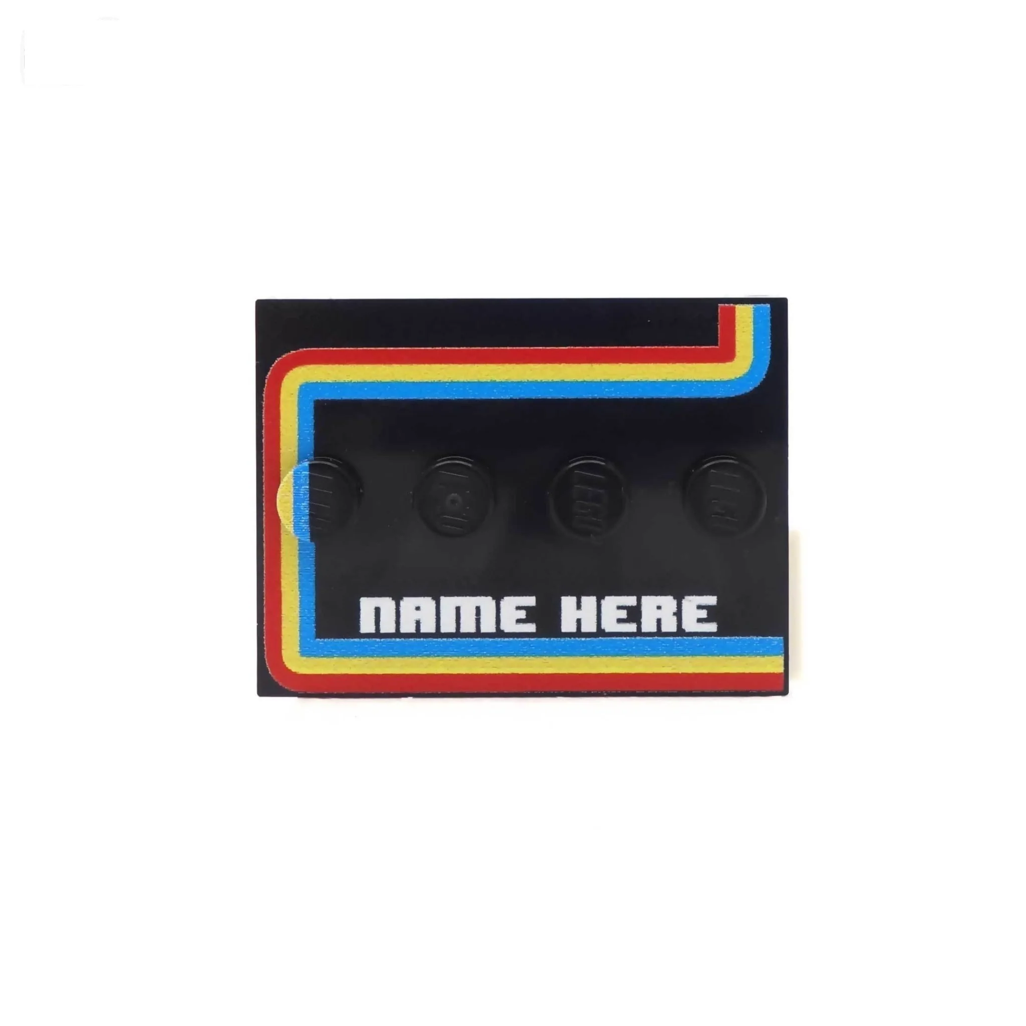 Personalised Retro Gamer Baseplate - Custom Printed Baseplate
