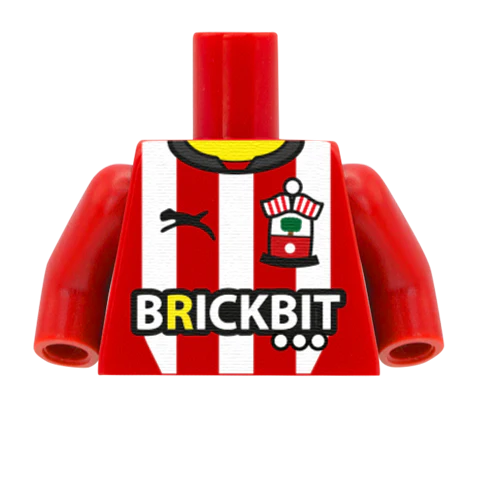 Personalised Southampton Shirt - Custom Design Minifigure Torso
