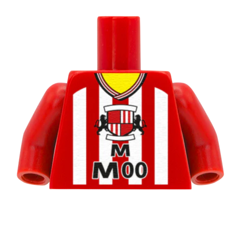 Personalised Sunderland Shirt - Custom Design Minifigure Torso