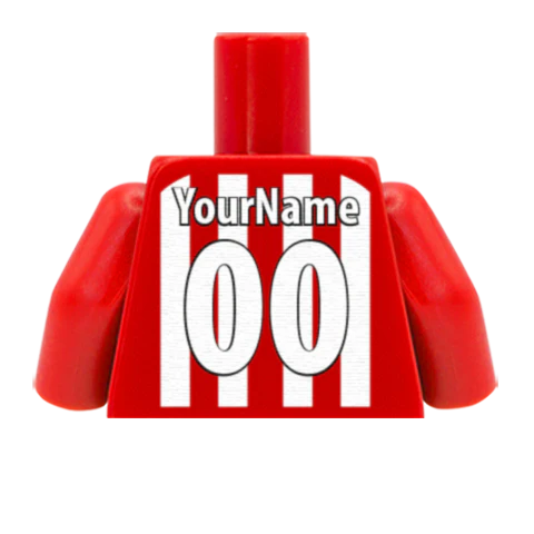Personalised Sunderland Shirt - Custom Design Minifigure Torso - Image 8