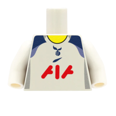 Personalised Tottenham Shirt - Custom Design Minifigure Torso